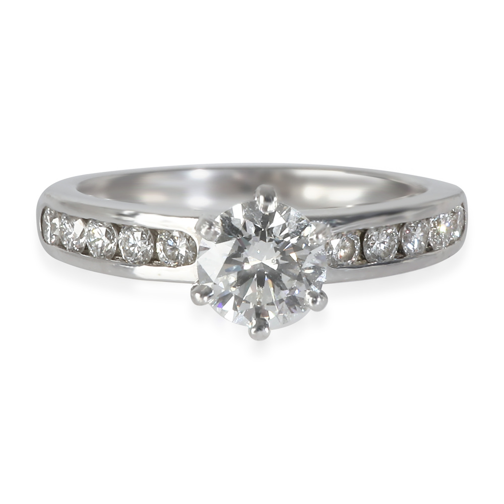 Tiffany & Co. 0.7 ct Round Brilliant Diamond Engagement Ring